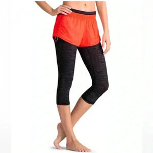 Athleta go getter 2 in 1 shorts/leggings